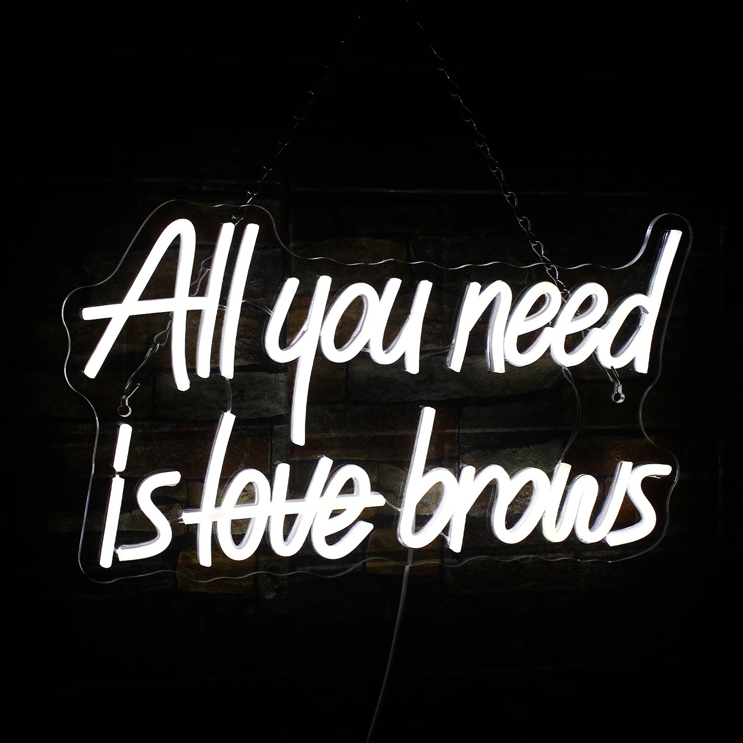 Neon Signs Hey Babe Nice Brows Nail shopLed Light Personalized Bedroom Home Office Cafe Party Wedding Wall Decoration Girl Women