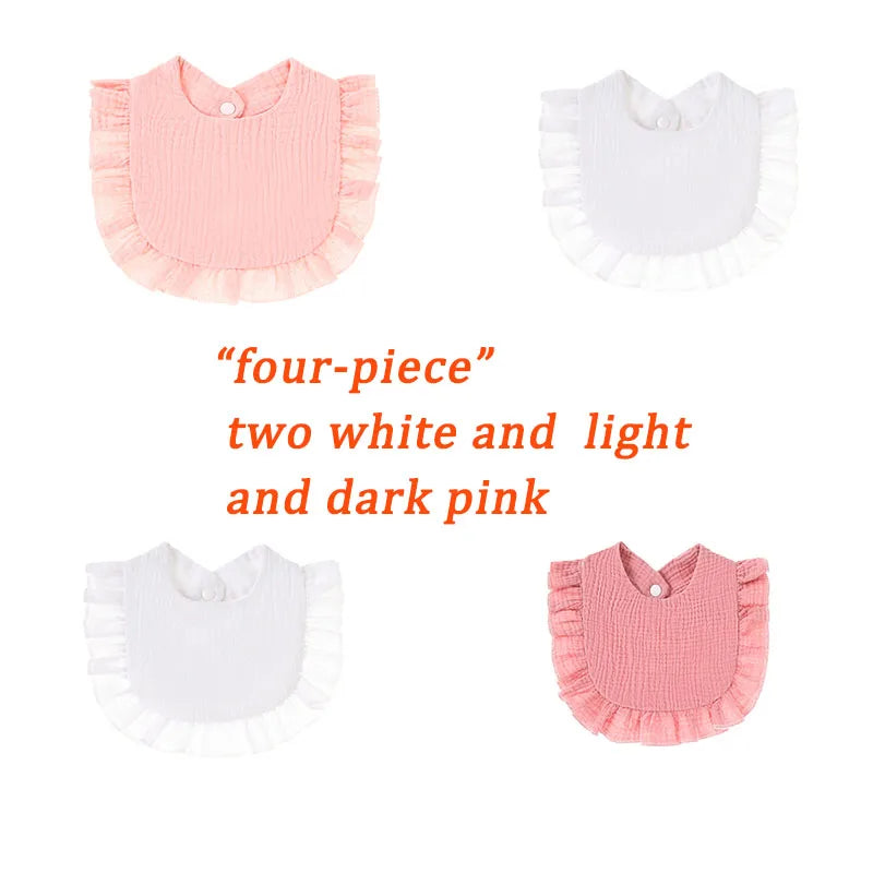 Personalized Custom Baby Bib Cotton Muslin Girl Accessories Newborn Apron With Name Bibs for Baby Boy Burp Cloths Towel Gift