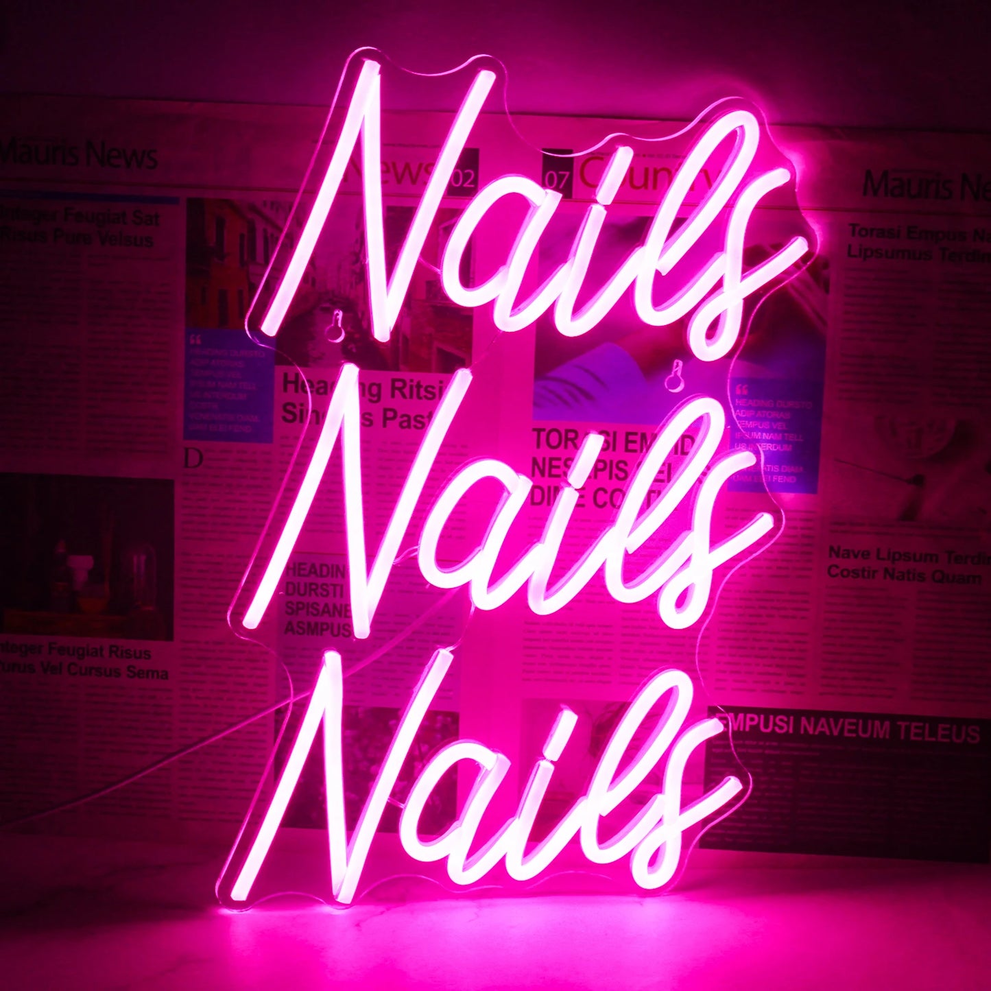 Neon Signs Hey Babe Nice Brows Nail shopLed Light Personalized Bedroom Home Office Cafe Party Wedding Wall Decoration Girl Women