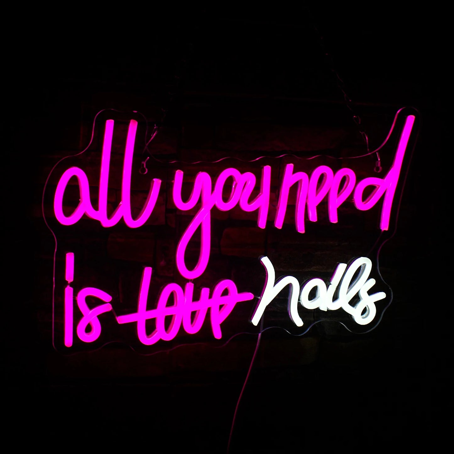 Neon Signs Hey Babe Nice Brows Nail shopLed Light Personalized Bedroom Home Office Cafe Party Wedding Wall Decoration Girl Women